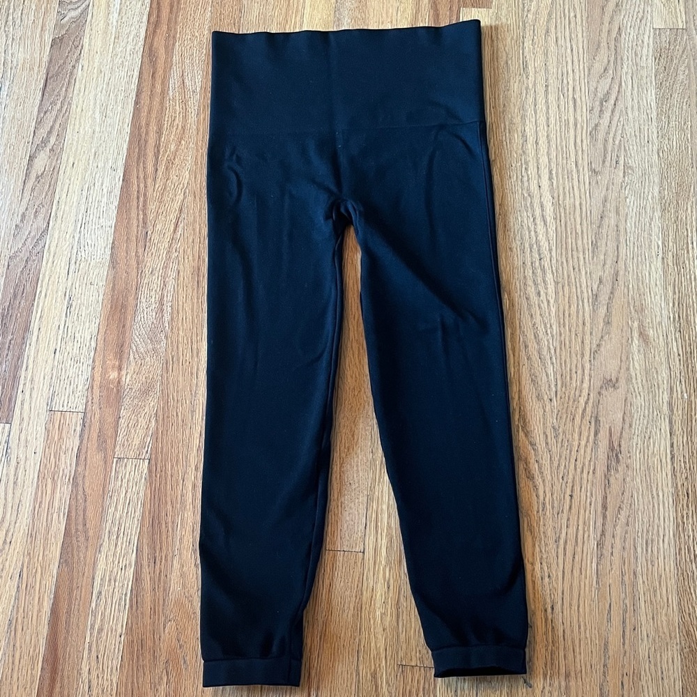 SPANX Black Ribbed Leggings - Picture 4 of 4